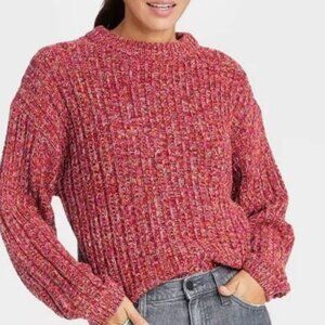 Universal Thread Marled Red Sweater